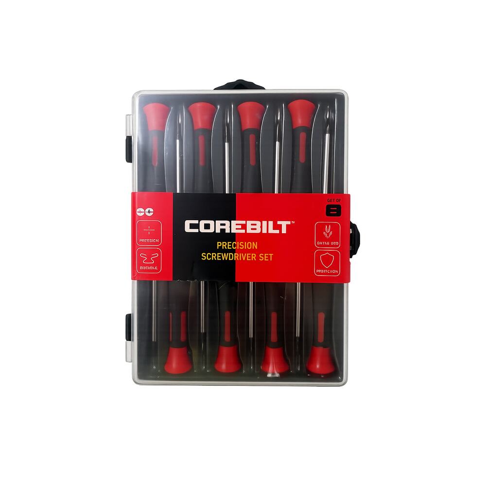 Corebilt Precision Screwdriver Set – 8 Piece Professional Repair Tool Kit